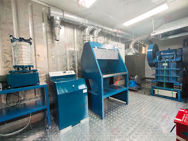 集装箱实验室集成的矿产实验室设备