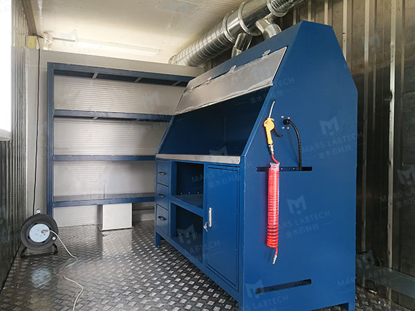 金木石自吸式积尘工作台